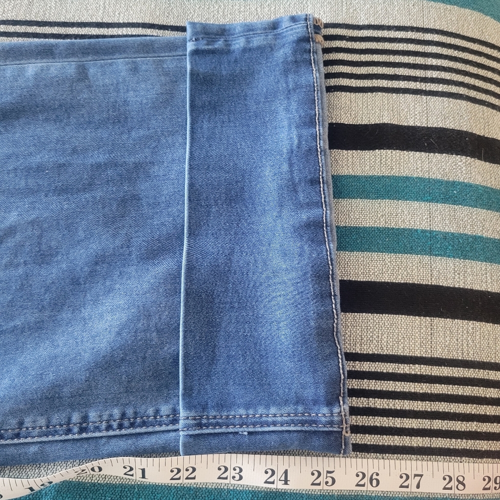 Vervet High Rise Double Cuffed Baggy Wide Jeans - Picture 8 of 8